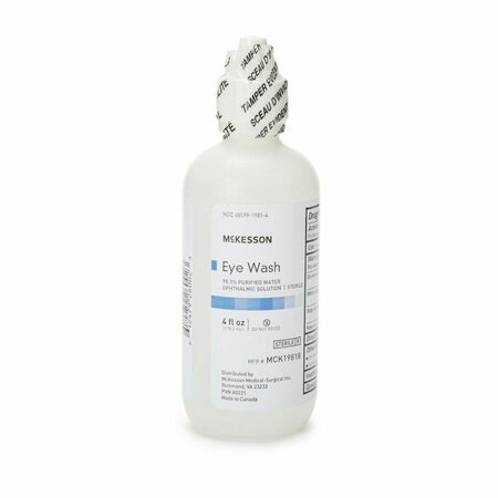 MCKESSON Eye Wash Solution, 4-ounce Squeeze Bottle MCK19818